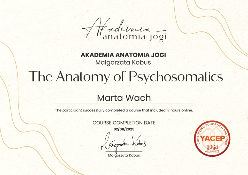 The Anatomy of Psychosomatics - 17 h